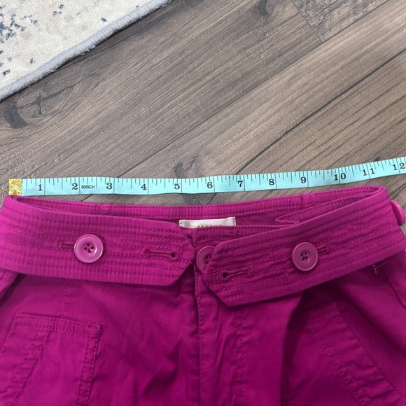 Anthropologie Maeve Women’s Fuchsia Shorts stretch Size 2 - Picture 7 of 9